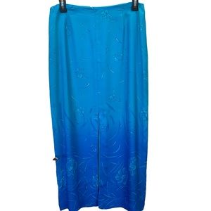 Women’s Long Silk Summer Skirt Size 10